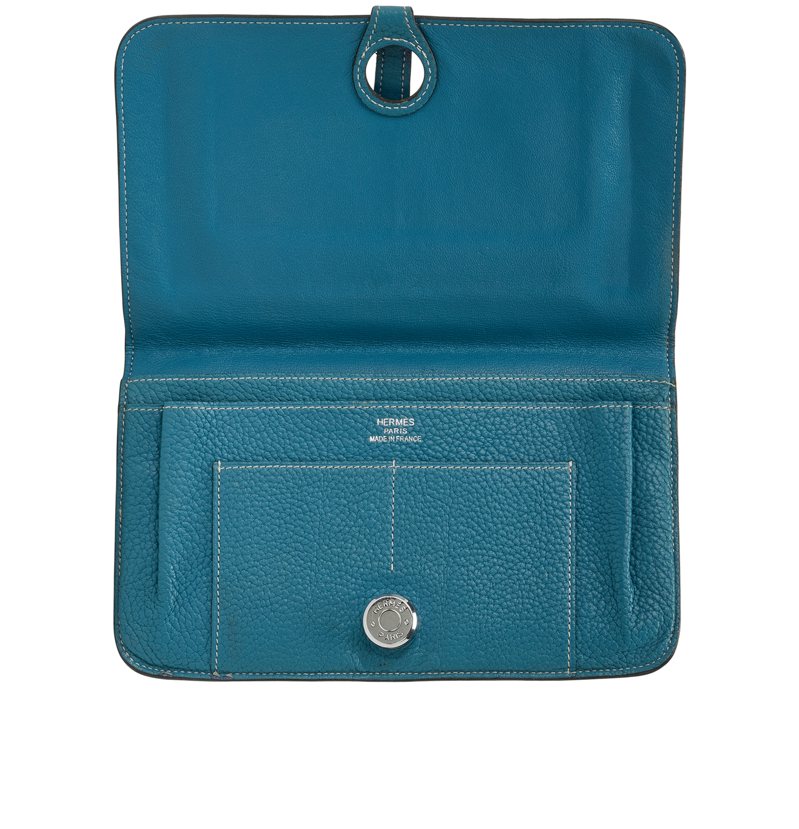 Hermes Dogon Wallet, &pound;395, Accessories, Blue, Leather, Other view